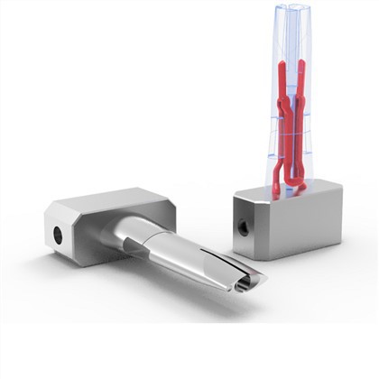 3D enprime Vaping Insert pou bòdi piki